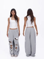 Distressed Baggy Sweatpants