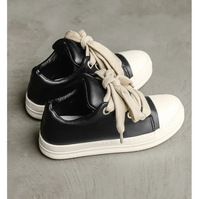 Casual Low-Top Lace-Up Sneakers