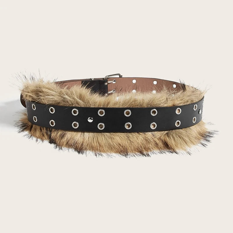 Fur Grommet Fusion Belt