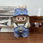 Labubu Plaid Overall Set