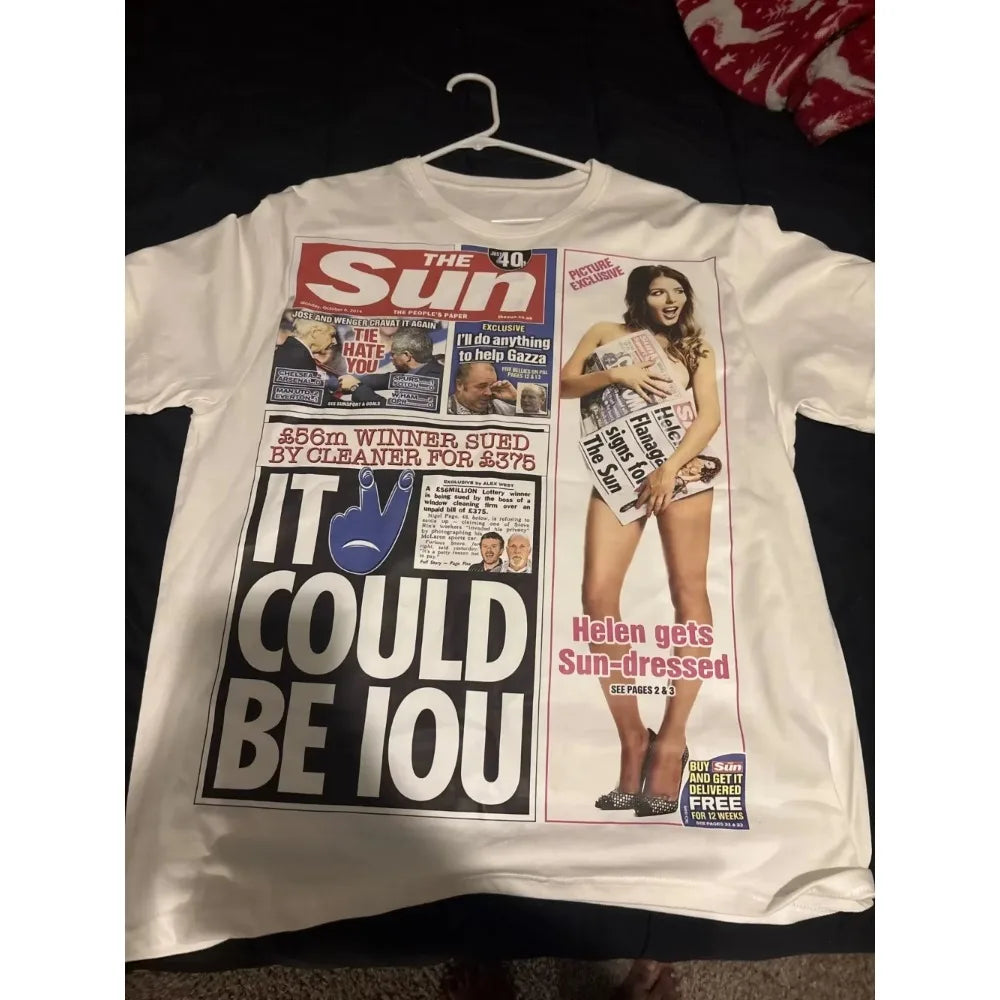 The Sun Newspaper Front Page T-Shirt