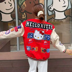 Kitty Retro Varsity Jacket