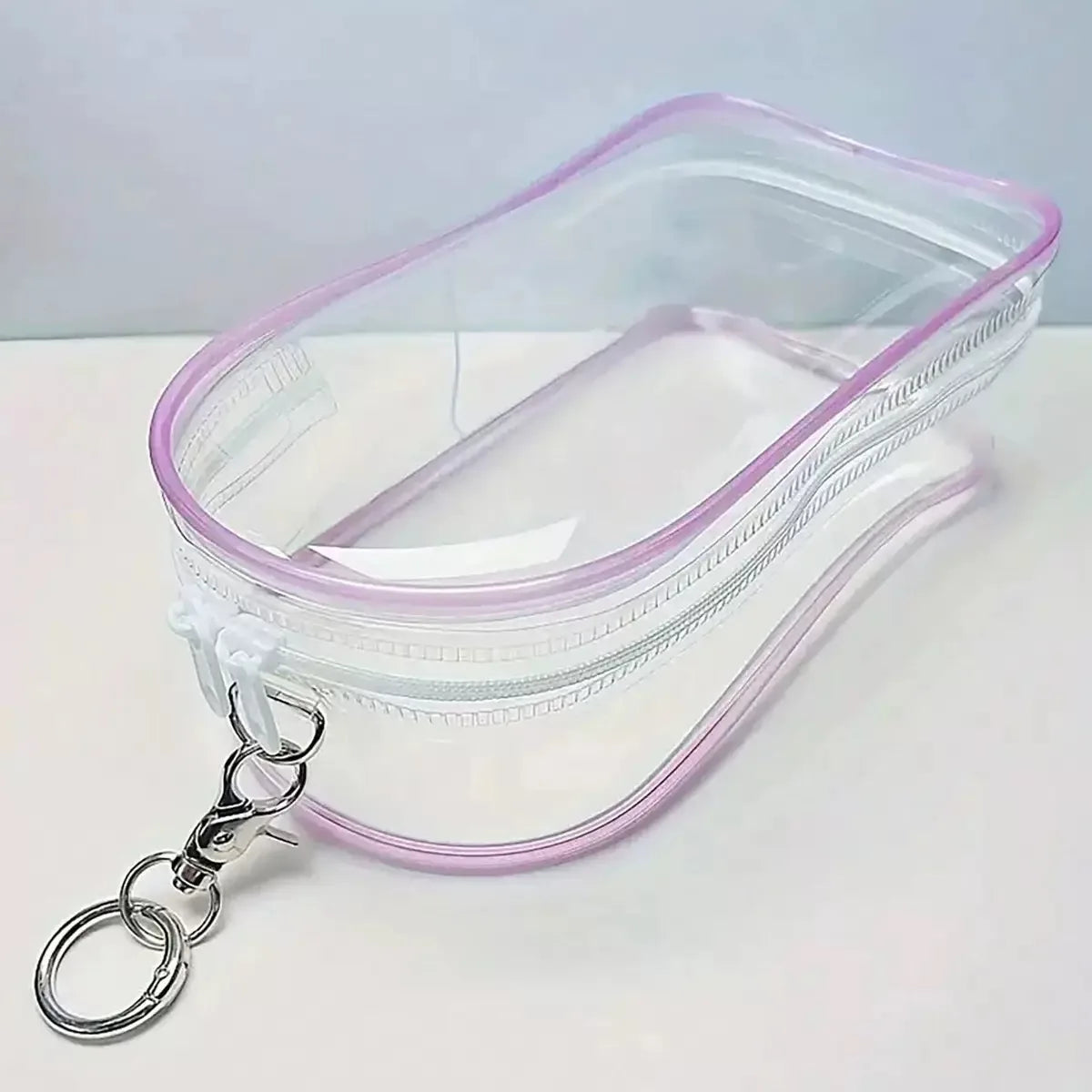 Transparent Labubu Doll Carry Case