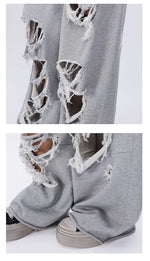Distressed Baggy Sweatpants
