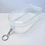 Transparent Labubu Doll Carry Case