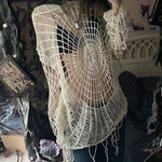 Spider Web Knit Hoodie