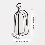 Transparent Labubu Doll Carry Case