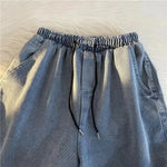 Long Vintage Denim Shorts