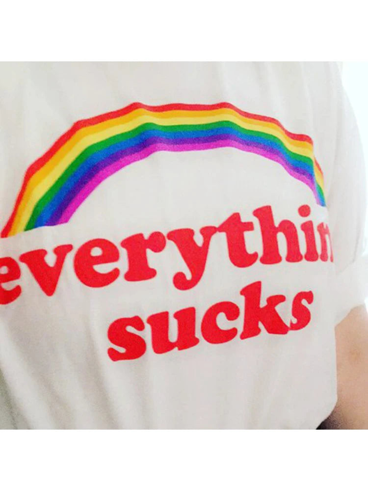 Everything Sucks Rainbow Tee