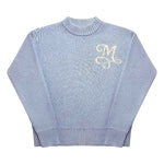 Signature Crest Mock-Neck Knit Sweater