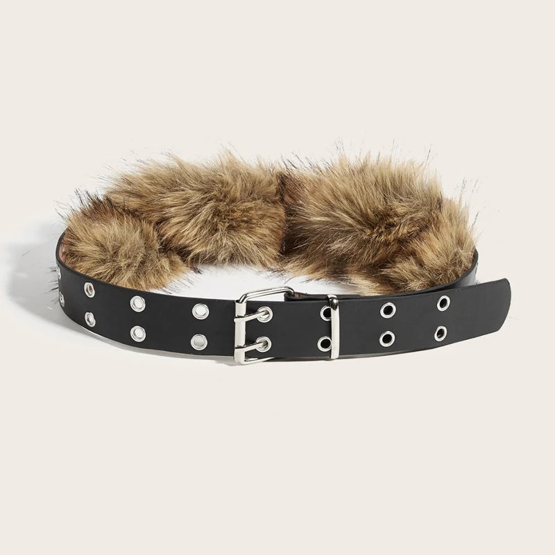 Fur Grommet Fusion Belt