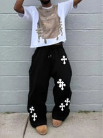 Chrome Hearts Cross Print Joggers
