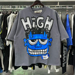 High Cartoon Monster Graphic Oversized Boxy Streetwear Tee