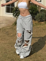 Distressed Baggy Sweatpants
