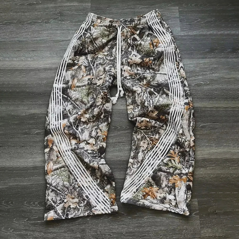 Archives Side Stripe Embroidered Sweatpants