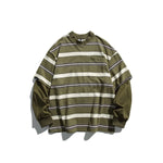 Retro Striped Layered Tee
