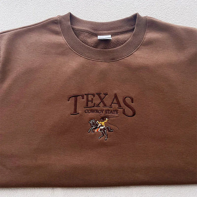 Texas Cowboy State Vintage Sweatshirt