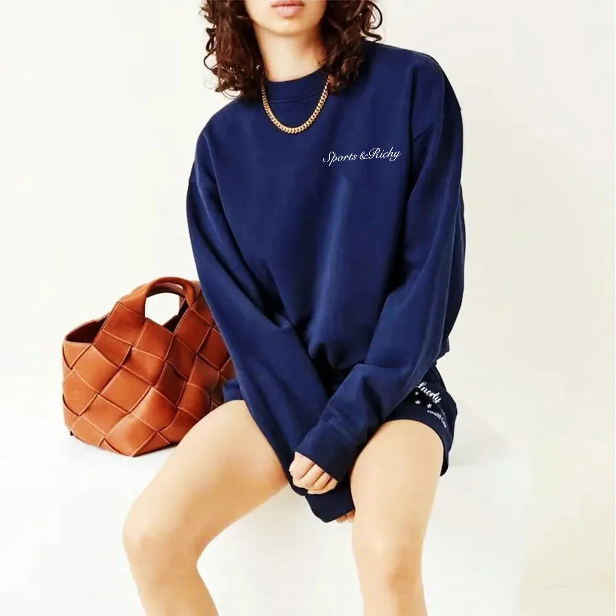 Sporty & Rich Polo Racquet Club Sweatshirt