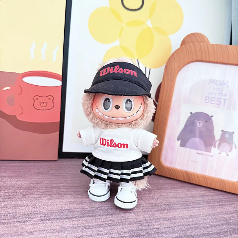 Wilson-Inspired Labubu Tennis Outfit Set