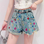 GemSplash Denim Shorts