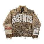 Saints Global Distressed Graphic Streetwear Jacket