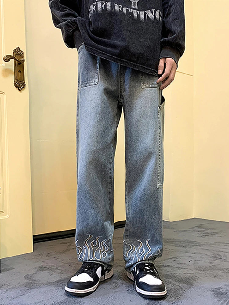 Flaming Blaze Baggy Jeans