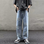 Cross-Stitch Denim Jeans