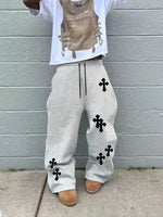 Chrome Hearts Cross Print Joggers