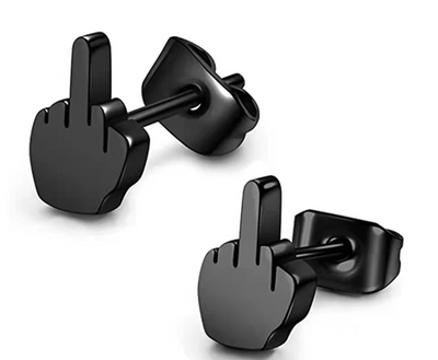 Middle Finger Earrings