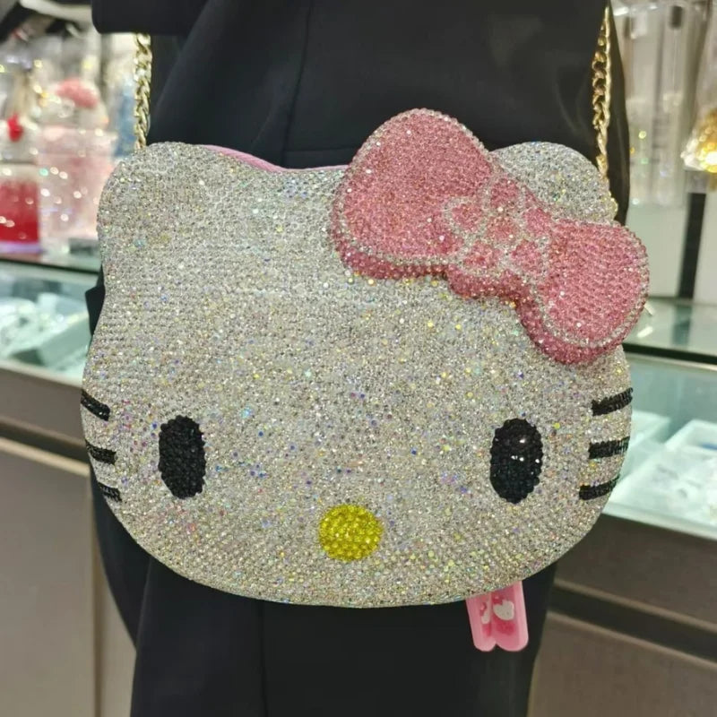 Sparkly Hello Kitty Crystal Shoulder Bag