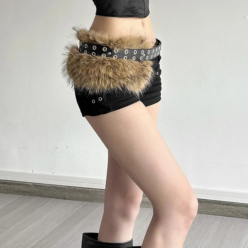 Fur Grommet Fusion Belt