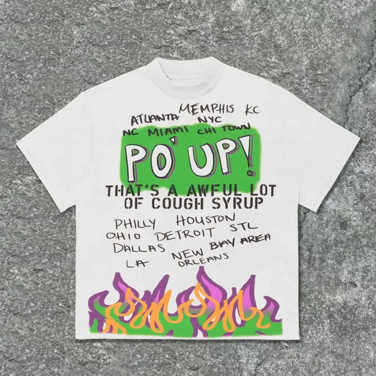 Po' Up Cough Syrup Double Cup T-Shirt