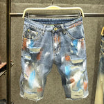 Urban Splash Ripped Denim Shorts