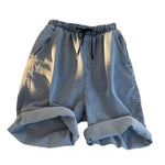 Long Vintage Denim Shorts