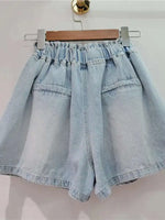 Glittering Gem Denim Shorts