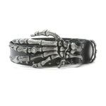 Skeleton Hand Studded Punk Gothic Statement Belt