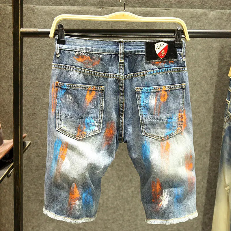 Urban Splash Ripped Denim Shorts