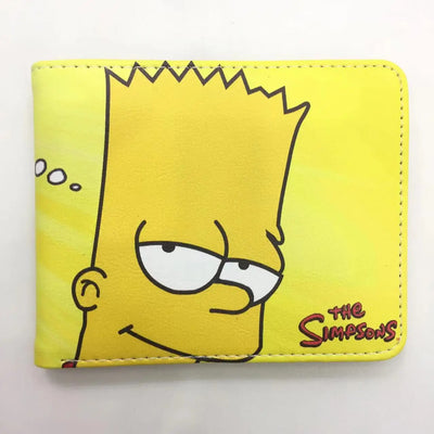 Playful Bart and Homer Wallet