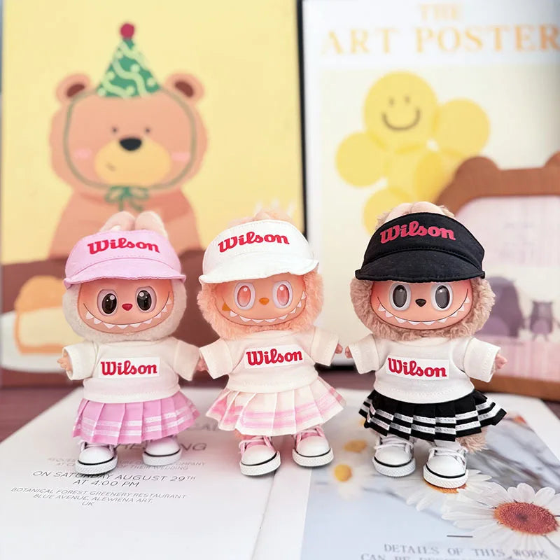 Wilson-Inspired Labubu Tennis Outfit Set