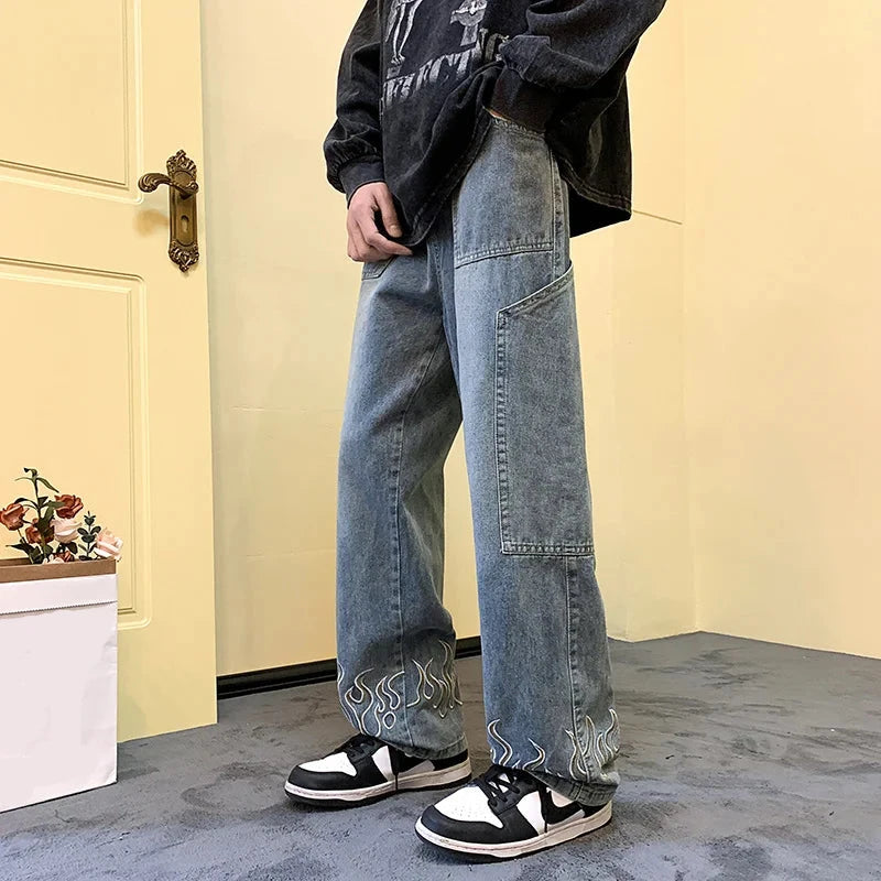 Flaming Blaze Baggy Jeans