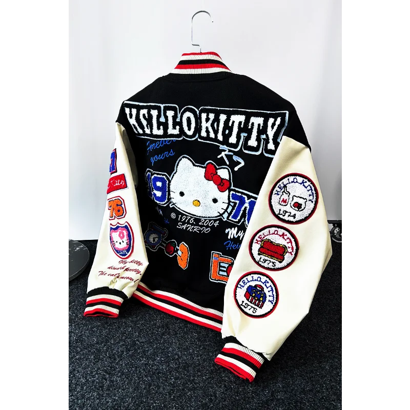 Kitty Retro Varsity Jacket