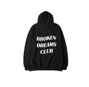 Broken Dreams Club Black Hoodie - AESTHEDEX