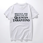 Written and Directed by Tarantino White T-Shirt - AESTHEDEX