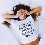90s R&B Love T-Shirt - AESTHEDEX