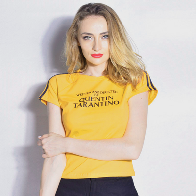 Written and Directed by Quentin Tarantino Cropped Tee - AESTHEDEX