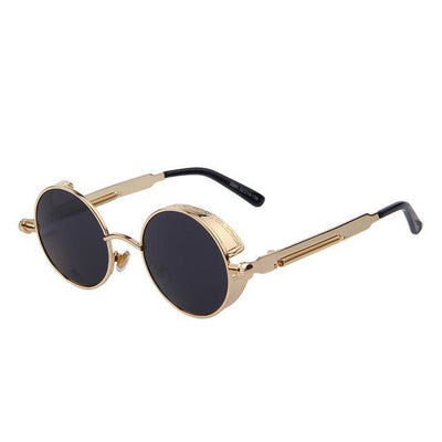 Round Steampunk Sunglasses - AESTHEDEX