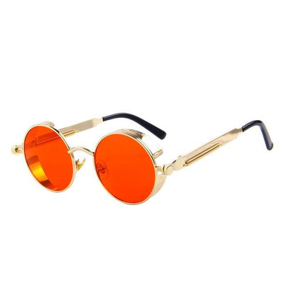 Round Steampunk Sunglasses - AESTHEDEX