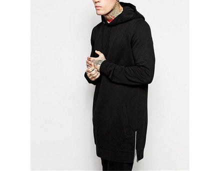 Longline Fleece Hoodie - AESTHEDEX