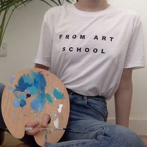 From Art School T-Shirt - AESTHEDEX
