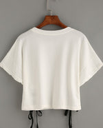 No Hard Feelings Cropped Tee - AESTHEDEX